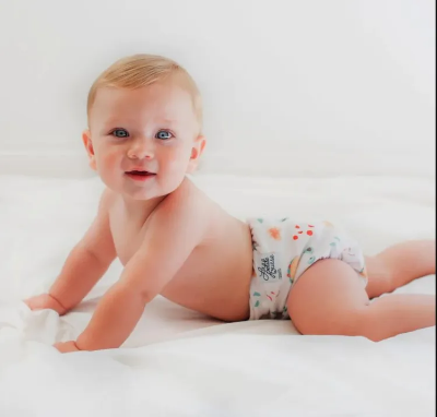 Picture of Baby Washable Cloth Diaper Nappies with Wet-Free Inserts, Washable Reusable Pocket Cloth Diapers for New Born Baby 0-24 month for Babies/Infants/Toddlers-1 PC