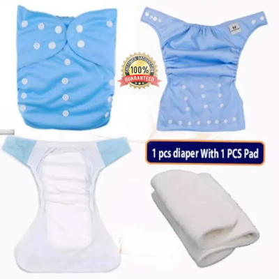 Picture of Washable Reusable Baby Cloth Daiper - 1Pc