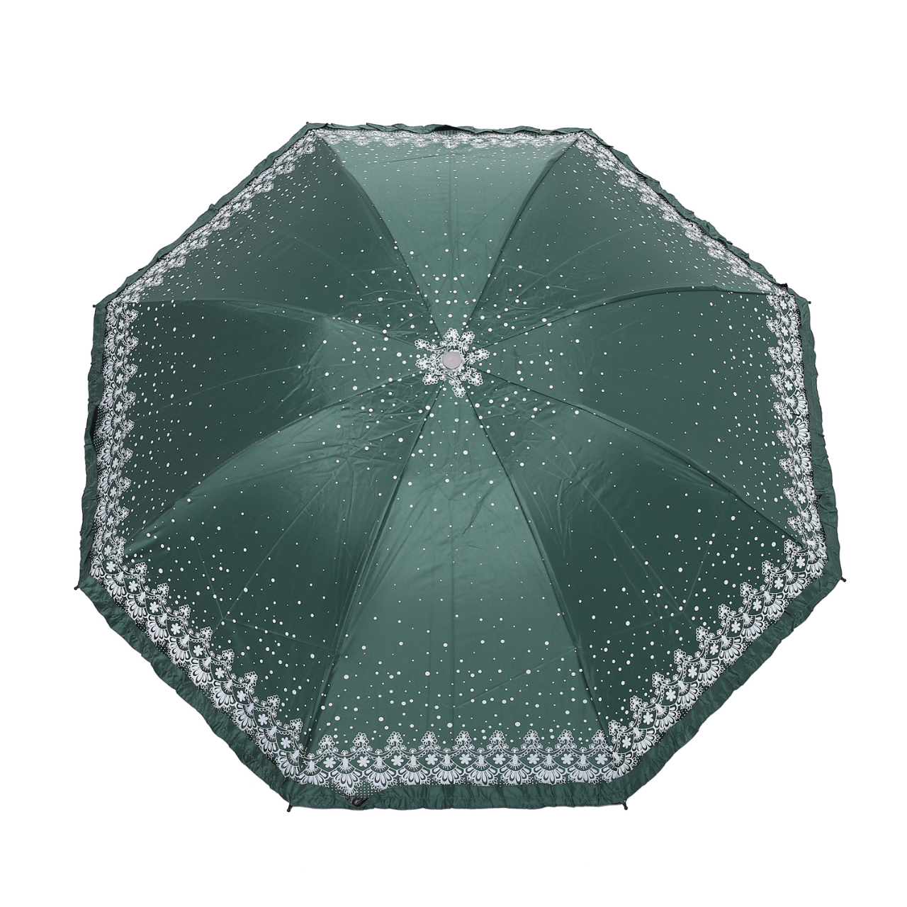 Picture of Ladies Fashionable and Elegant Anti UV Sunshade Print Border Kuchi Umbrella