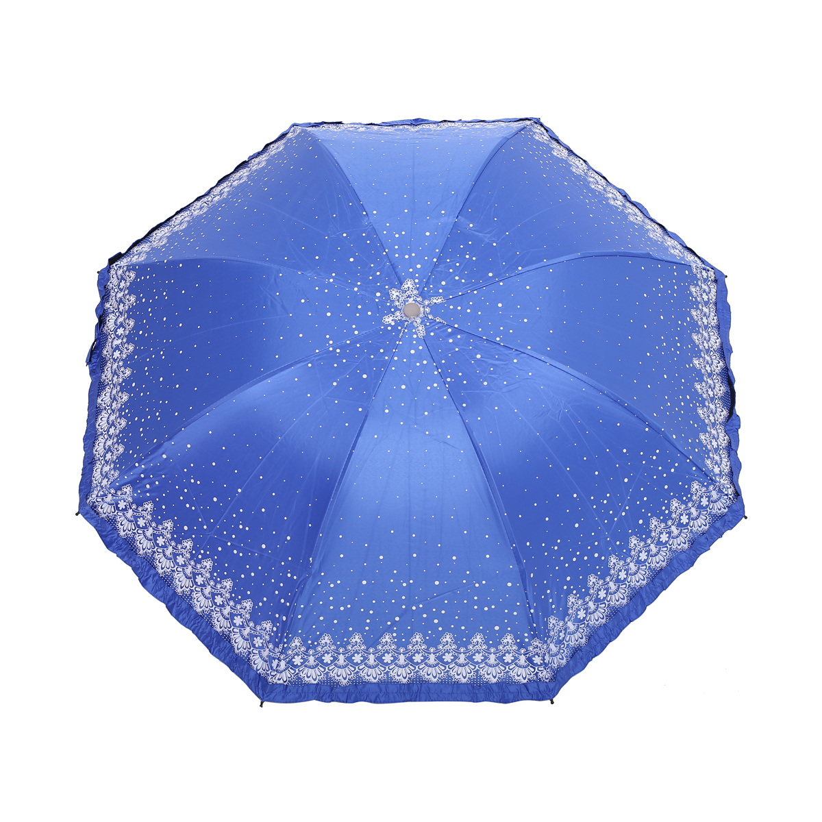 Picture of Ladies Fashionable and Elegant Anti UV Sunshade Print Border Kuchi Umbrella