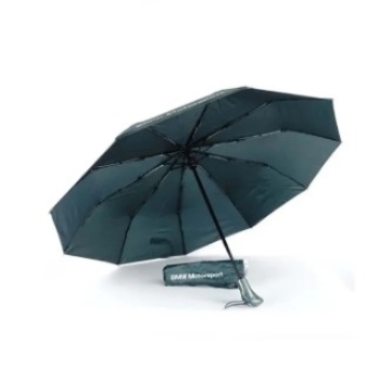 Picture of BMW Motorsport Auto Open Three Folding 10 Ribs UV Block Layer  Dual Sunny and Rainy Umbrella