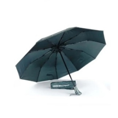 Picture of BMW Motorsport Auto Open Three Folding 10 Ribs UV Block Layer  Dual Sunny and Rainy Umbrella