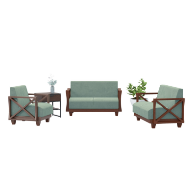 Buy Regal WOODEN SOFA-VENICE SDC-343-3-1-20 (Fabric-2158) at Best Price in Bangladesh