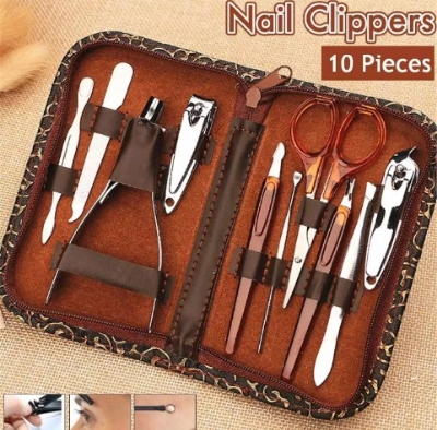 Picture of Stainless Steel Nail Clipper File Scissor Ear Pick Manicure Pedicure Tools
