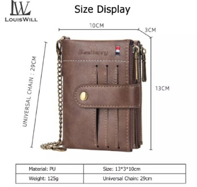Picture of Man's New style fashion leather wallets