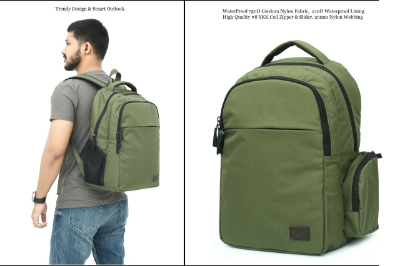 Picture of Bili Online Premium Travel Backpack ( Large Size 30 Liter)-Waterproof Backpack-School Bag-College Bag-Office Bag-Backpack-Laptop Bag-Biker Backpack-Premium Backpack