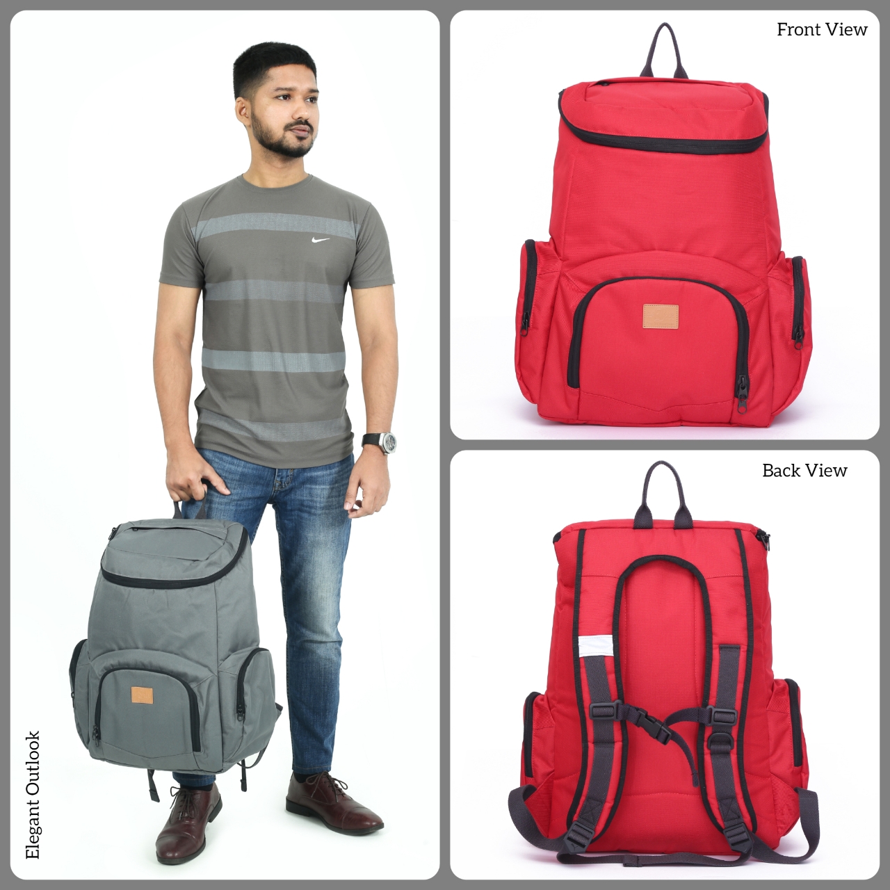 Picture of Bili Online Hiker 45 Liter Backpack-Waterproof Backpack-School Bag-College Bag-Backpack-Office Bag-Backpack-Large Backpack-Laptop Bag-Biker Backpack-Premium Backpack - Backpack