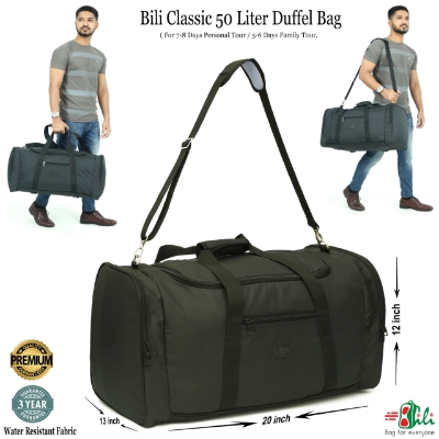 Picture of Bili Classic Premium 50 Liter Travel Bag, Family Bag, Big Travel Bag, Big bag, Luggage bag, Waterproof bag, Travel bag, Duffle bag
