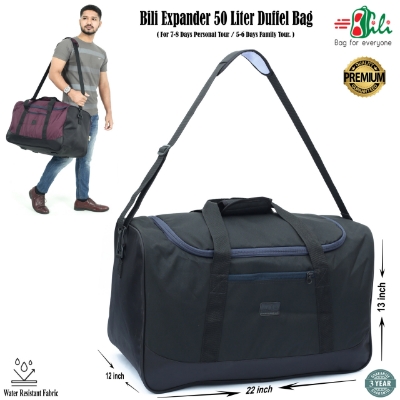 Picture of Bili Online Expander 50 Liter Duffel Bag (5-6 Days Tour) Waterproof-Travel Bag-Family Tour Bag-Large Travel Bag-Waterproof Bag-Premium Travel Bag - Travel Bag For Men