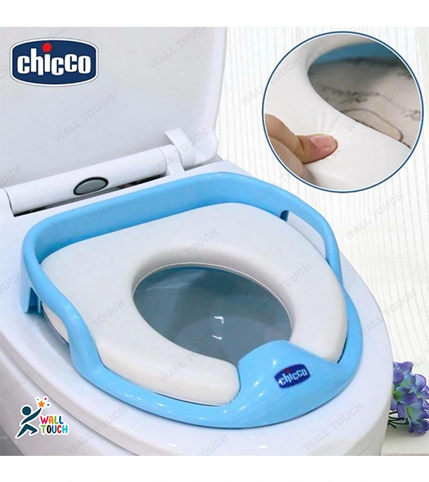 Picture of Chicco Soft Baby Comod/Toilet Seat  Potty Trainer Safe Hygiene (Blue)
