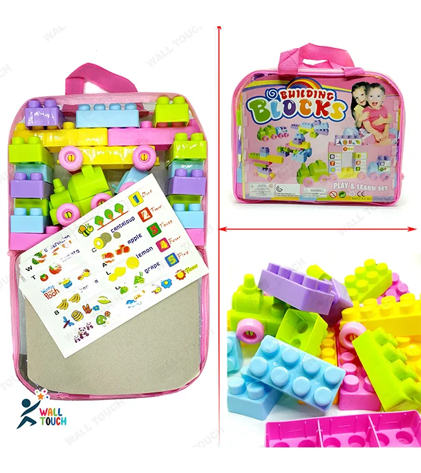 Picture of Play and Learn Educational Building/Train Blocks Lego Set For Kids -72/53/22 Pcs