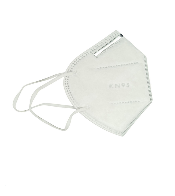 Picture of 5 Layer 1 Pc/Poly Folding KN95 / KN-95 Protective Mask With Steel & PVC Nose Clip.