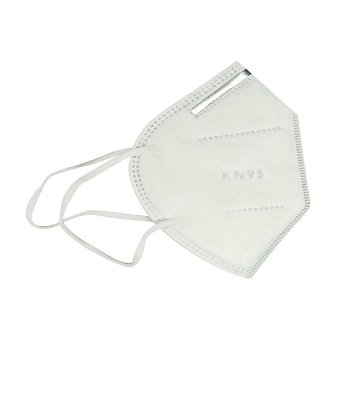 Picture of 5 Layer 1 Pc/Poly Folding KN95 / KN-95 Protective Mask With Steel & PVC Nose Clip.