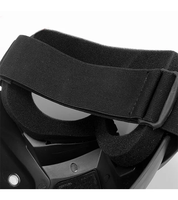 Picture of Safety Goggles Mask Wind, Dust, Protective Face Adjustable & Flexible Mask Helmet Mask For Biker Bike Rider