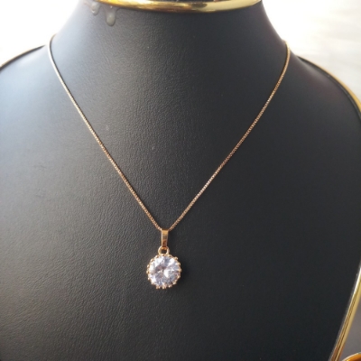 Picture of Long Chain Round Shape Locket/Pendant Necklace for Women - Pendant for Women - Locket for Girls