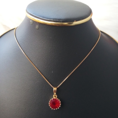 Picture of Long Chain Round Shape Locket/Pendant Necklace for Women - Pendant for Women - Locket for Girls