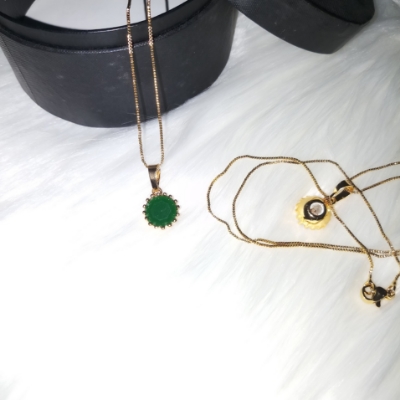 Picture of Long Chain Round Shape Locket/Pendant Necklace for Women - Pendant for Women - Locket for Girls