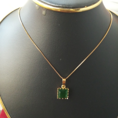 Picture of Long Chain Square shape Locket/Pendant Necklace for Girls and Women
