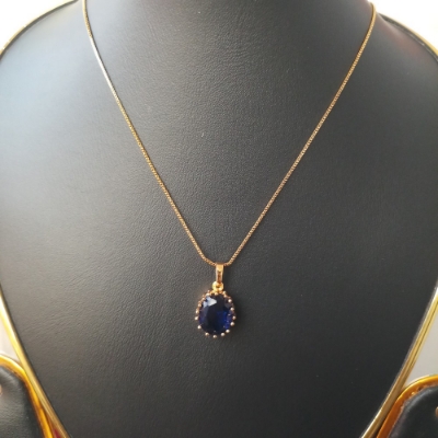 Picture of Long Chain Oval Shape Locket/Pendant Necklace for Girls and Women