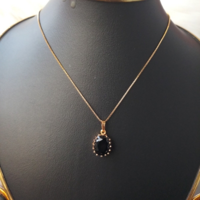 Picture of Long Chain Oval Shape Locket/Pendant Necklace for Girls and Women