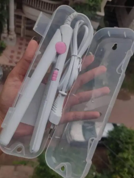 Buy Hair Iron Curling Hair Flat Iron Straightening Brush Hair Comb Mini Hair Straightener And Curling Iron Styling Tools - Hair Straightener at Best Price In Bangladesh