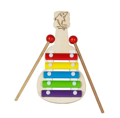 Buy Guitar Shaped Xylophone 5 Notes Musical Instrument Toy at Best Price In Bangladesh