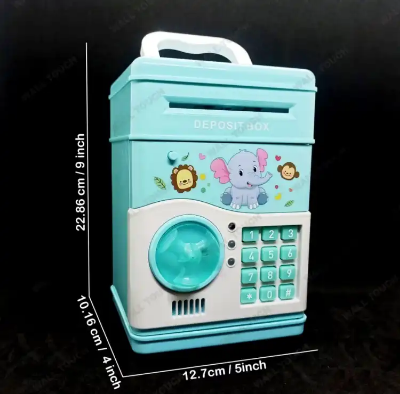 Buy Portable ATM Automatic Door Money Deposit Box, BANK Toy For Kids With Light & Music at Best Price In Bangladesh