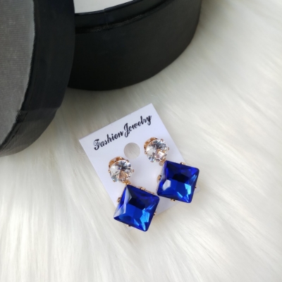 Picture of Stone Earrings (Multicolor) For Women & Girls - 1 Pair Model-ST176 - Ear ring - Earrings - Earrings for Girls - Earrings for Women - কানের দুল