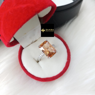 Picture of Square Shape Stone Finger Ring (Imported) For Women & Girls (M-Frc2043) - 1 Piece - Ring For Girls