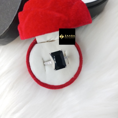 Picture of Square Shape Stone Finger Ring (Imported) For Women & Girls (M-Frc2043) - 1 Piece - Ring For Girls