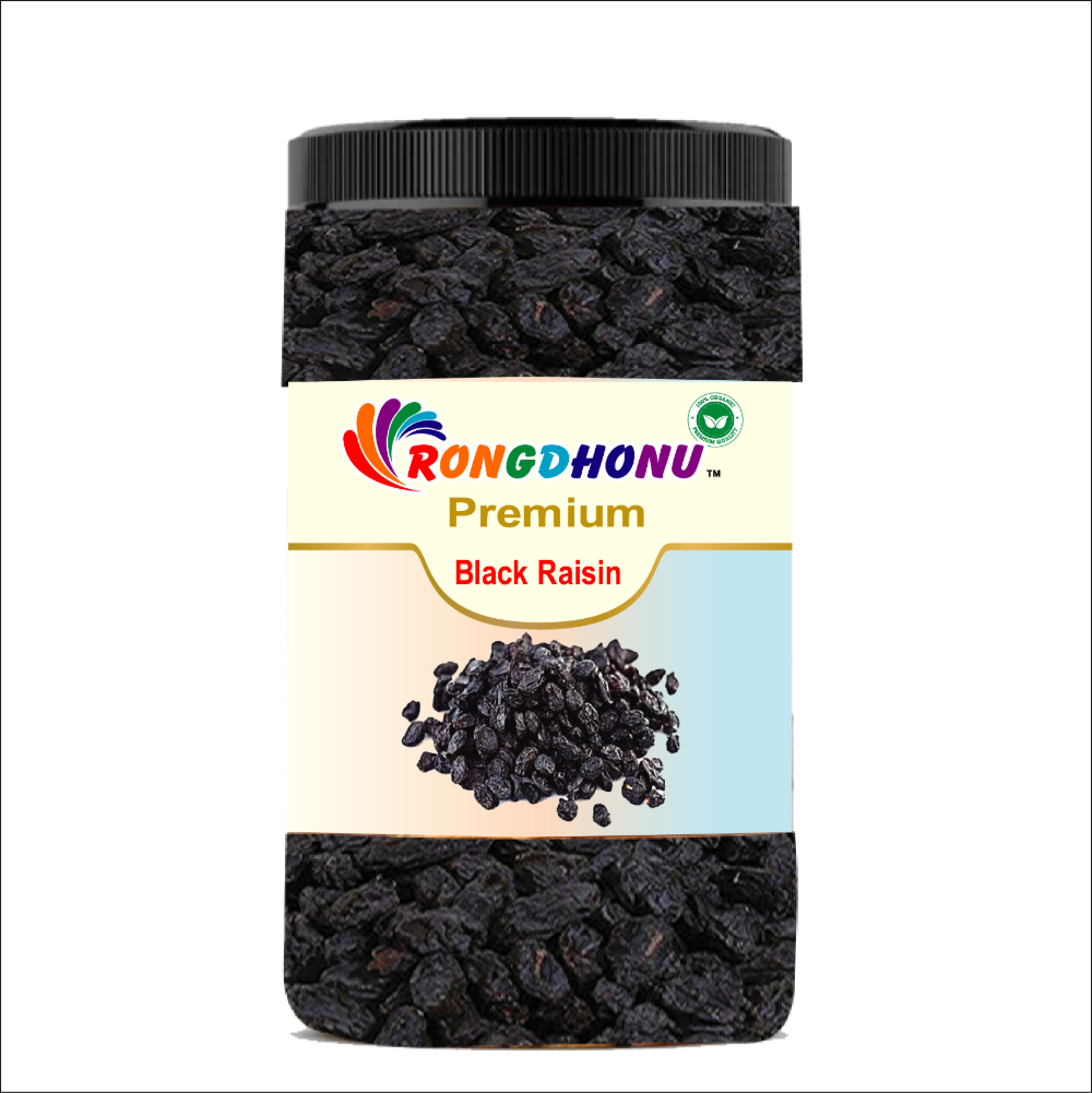 Buy Rongdhonu Premium Black Raisin, Kalo Kismis (কালো কিসমিস) -100gm Online at Best Price in Bangladesh