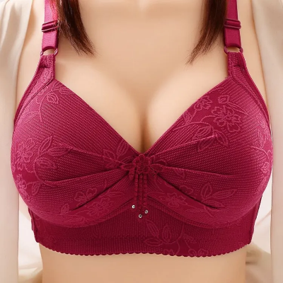 Picture of Soft Padded Stylish Bra fashionable padded bra comfortable bra pushup bra Maroon