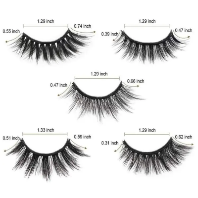Buy Magnetic Eyeliner Eyelash Suit 5 Pair False Eyelash at Best Price In Bangladesh