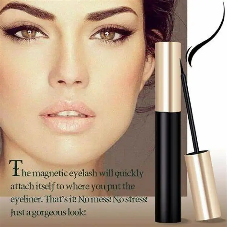 Buy Magnetic Eyeliner Eyelash Suit 5 Pair False Eyelash at Best Price In Bangladesh