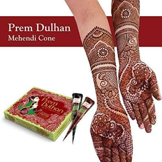 Picture of 100% Orginal 1 PCS Prem Dulhan  Mehedi Cone - Lowest Prices in BD