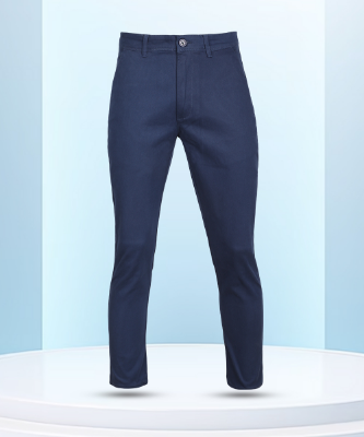Picture of Winner Style Navy Stylish & Premium Gaberdine Pant for Men by Winner Style