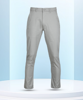 Picture of Winner Style Grey Stylish & Premium Gaberdine Pant for Men by Winner Style