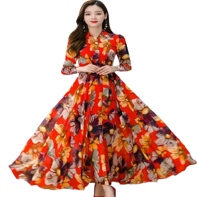 Buy Original 3D Digital Print Stiched Linen Gown GL-P4 at Best Price in Bangladesh