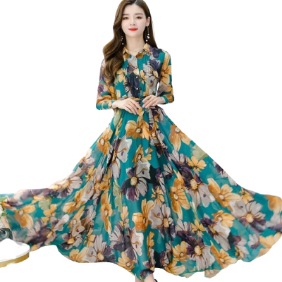 Buy Original 3D Digital Print Stiched Linen Gown GL-P9 at Best Price in Bangladesh