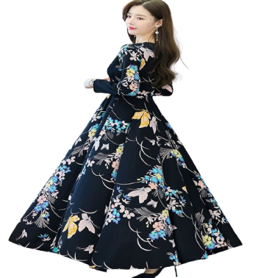 Buy Original 3D Digital Print Stiched Linen Gown GL-P6 at Best Price in Bangladesh