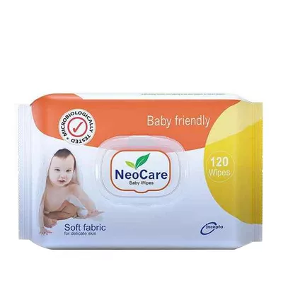 Picture of Neocare Wet Wipes for Baby - 120 Pcs