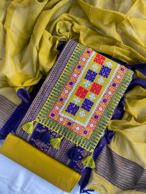 Buy Premium Aarong Cotton yeok 3 piece 3N-18 Online at Best Price