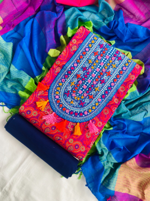 Buy Premium Aarong Cotton yeok 3 piece 3N-21 Online at Best Price