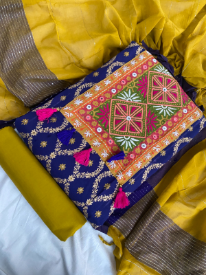 Buy Premium Aarong Cotton yeok 3 piece 3N-23 Online at Best Price