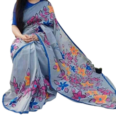 Buy Exclusive Hand Print Half Silk Sharee SP-83 at Best Price In Bangladesh