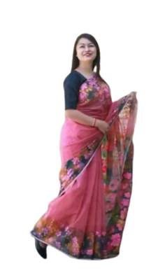 Buy Exclusive Hand Print Half Silk Sharee SP-84 at Best Price In Bangladesh