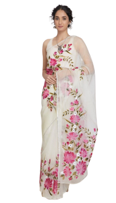 Buy Exclusive Hand Print Half Silk Sharee SP-87 at Best Price In Bangladesh