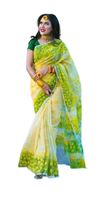 Buy Exclusive Hand Print Half Silk Sharee SP-90 at Best Price In Bangladesh