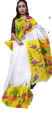 Buy Exclusive Hand Print Half Silk Sharee SP-91 at Best Price In Bangladesh