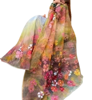 Buy Exclusive Hand Print Half Silk Sharee SP-93 at Best Price In Bangladesh